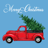 Vintage Wagon Merry Christmas   Tree On Car Xmas Vacation Sweatshirt Basic T-shirt | Artistshot