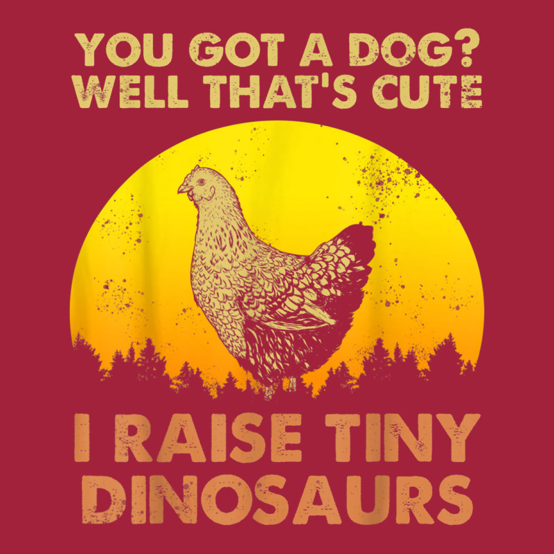 I Raised Tiny Dinosaurs Vintage Chicken Chicken Lovers Basic T-shirt | Artistshot