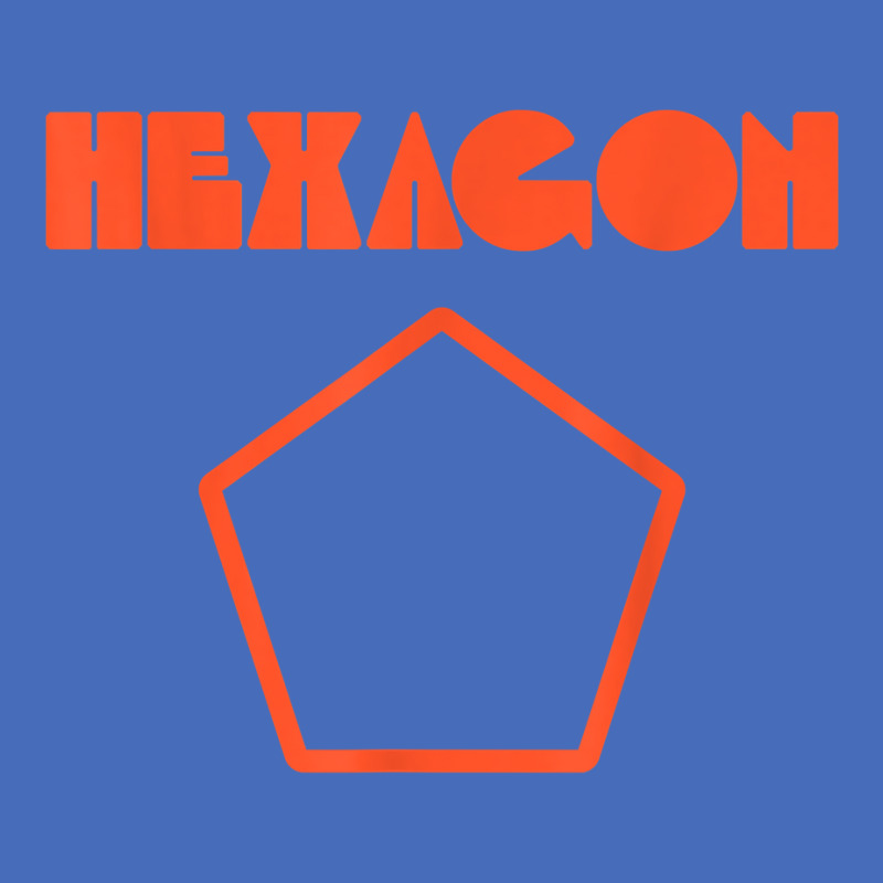 Hexagon Funny Math Sarcasm Pentagon T Shirt Basic T-shirt by enaqr0esch | Artistshot