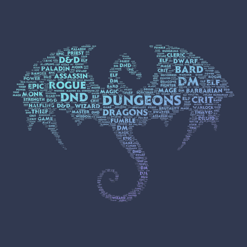 Dragon Word Art Dungeon Crawler Rpg Dm Gaming Basic T-shirt by ReenaKonicek | Artistshot