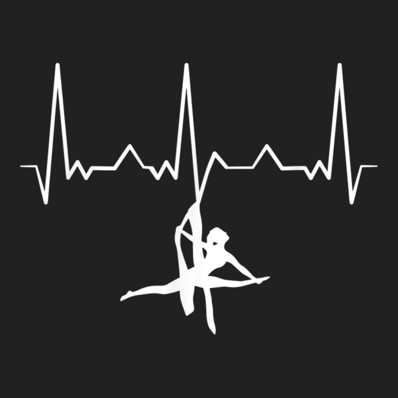 Aerial Silks Circus Yoga Aerialist Heartbeat Aerial Silks T Shirt Basic T-shirt by nyce | Artistshot