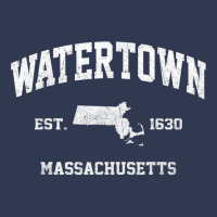 Watertown Massachusetts Ma Vintage State Athletic Style T Shirt Basic T-shirt | Artistshot