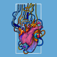 Cyborg Robot Heart Vaporwave Futuristic Cyberpunk Clothing Basic Youth T-shirt | Artistshot