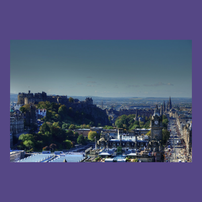 Edinburgh City Centre, Scotland Basic T-shirt | Artistshot