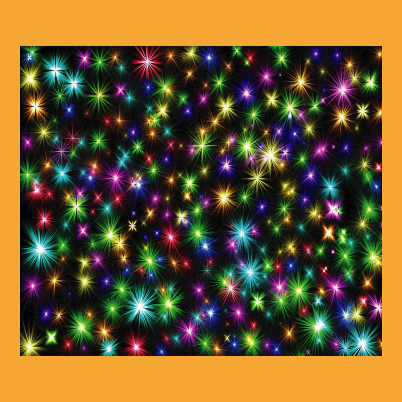 Colorful Chrismas Stars Basic T-shirt | Artistshot