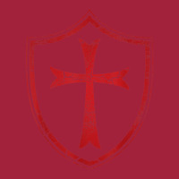 Distressed Knights Templar Cross And Shield Crusader Basic T-shirt | Artistshot