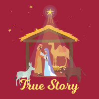 True Story Christmas Advent Nativity Scene North Star Basic T-shirt | Artistshot