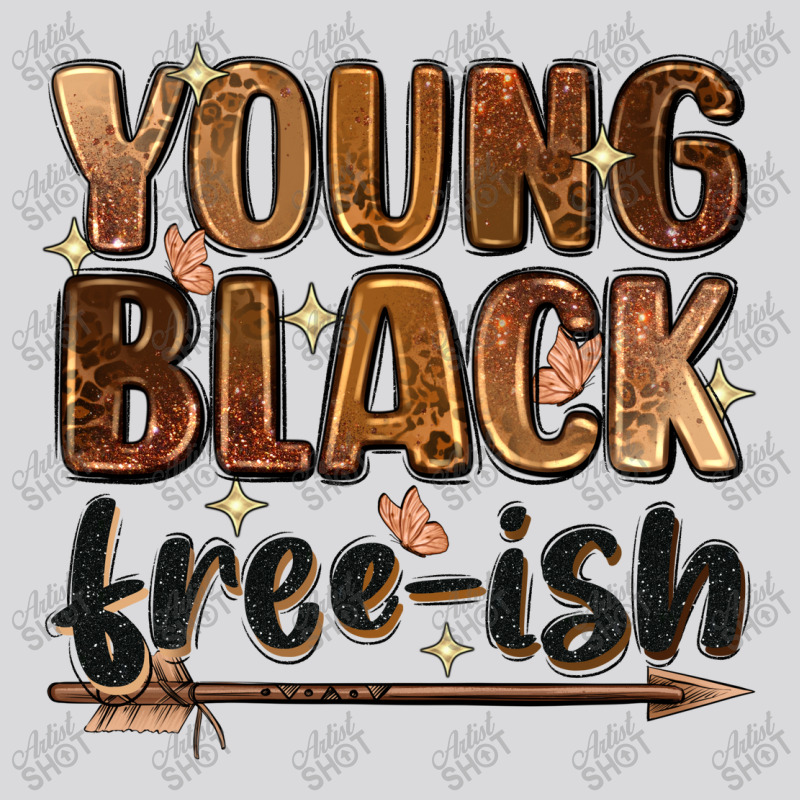 Young Black Free-ish Women's Triblend Scoop T-shirt by Zillion Design Studio | Artistshot