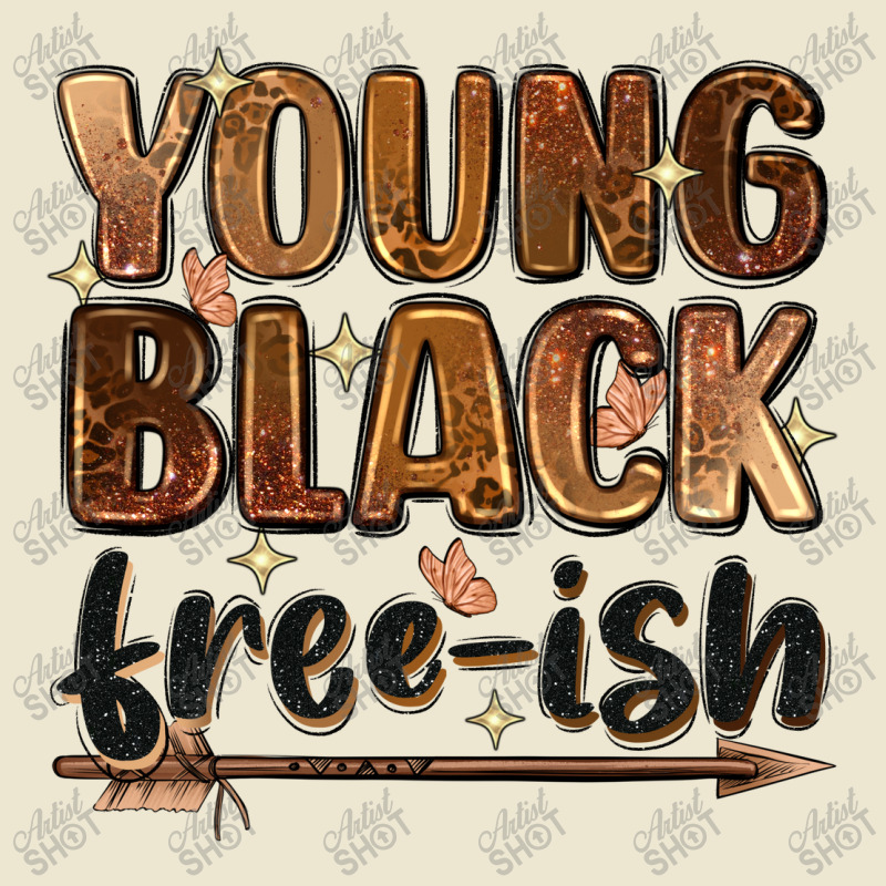 Young Black Free-ish Cropped Hoodie by Zillion Design Studio | Artistshot