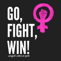 Go Fight Win Support Women In Sports Women's Day Basic T-shirt | Artistshot