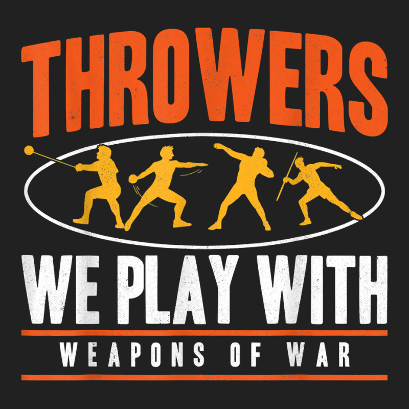 Track And Field Thrower Javelin Weapons Of War Shot Put T Shirt Basic T-shirt by tamkyfashions | Artistshot