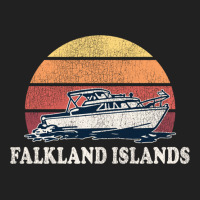 Falkland Islands Vintage Boating 70s Retro Boat Design Long Sleeve Basic T-shirt | Artistshot