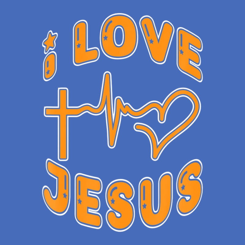 I Love Jesus Christ With Heartbeat Pulse Christian Christmas Basic T-shirt | Artistshot