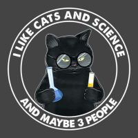 I Like Cats And Science And Maybe 3 People Basic T-shirt | Artistshot