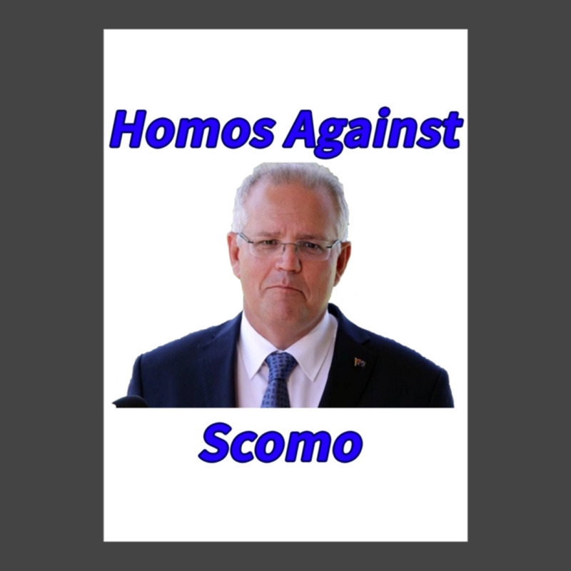 Homos Against Scomo Basic T-shirt by QUANVY | Artistshot