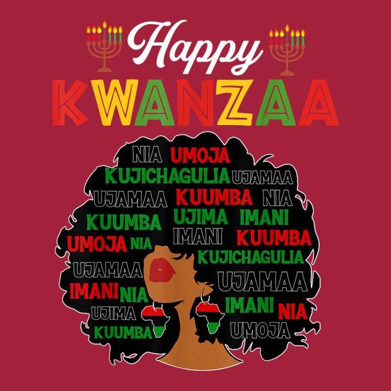 Happy Kwanzaa Decorations African American Seven Principles T Shirt Basic T-shirt by kadejahdomenick | Artistshot