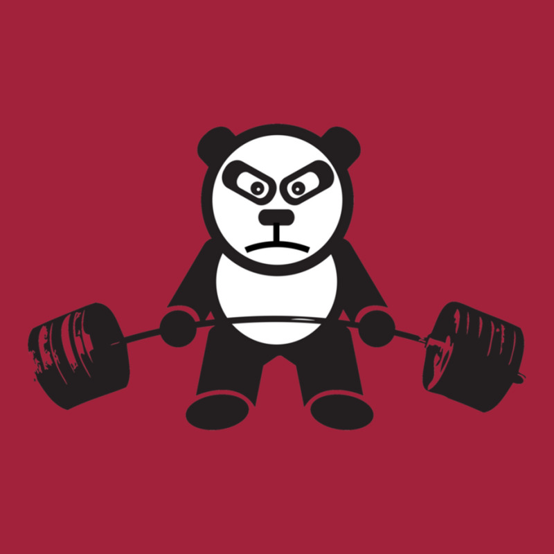 Cute Panda Bear Weightlifting  Deadlift Basic T-shirt | Artistshot