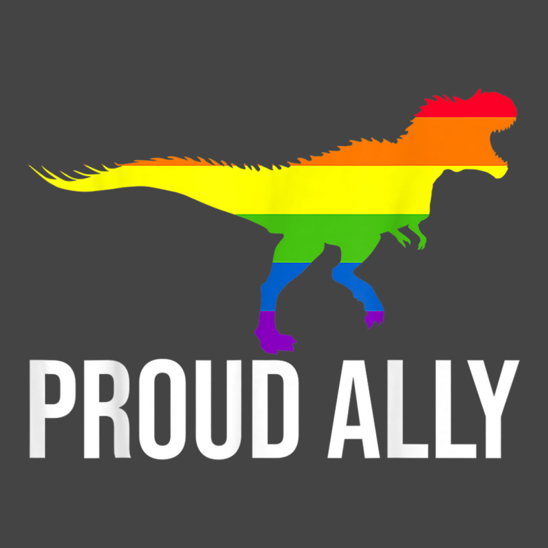 Proud Ally Pride Shirt Gay Lgbt Day Month Dino Rainbow Basic T-shirt | Artistshot