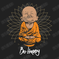 Be Happy Little Buddha Shirt - Cute Buddha Good Vibes And Positivity F Basic T-shirt | Artistshot