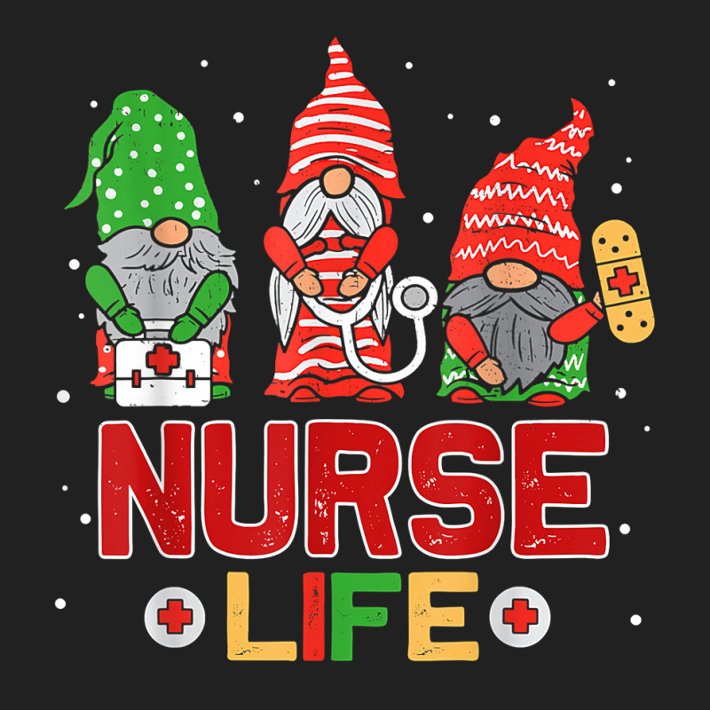 Nurse Life With Christmas Gnomes Xmas Nurse Gnome Men Women T Shirt Basic T-shirt | Artistshot