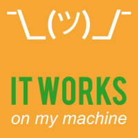 Shrug It Works On My Machine Funny Programmer Excuse Design Basic T-shirt | Artistshot