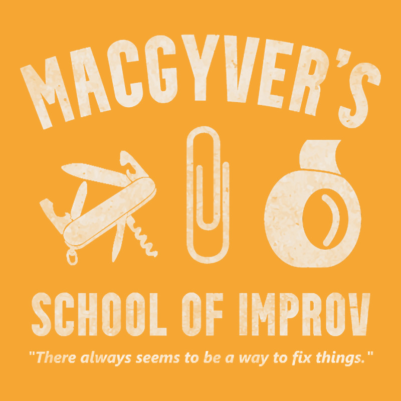 Macgyver's School Of Improv (2) Basic T-shirt by bummercaught | Artistshot