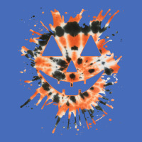 Orange Tie Dye Jack O Lantern Face Hippie Halloween Basic Youth T-shirt | Artistshot