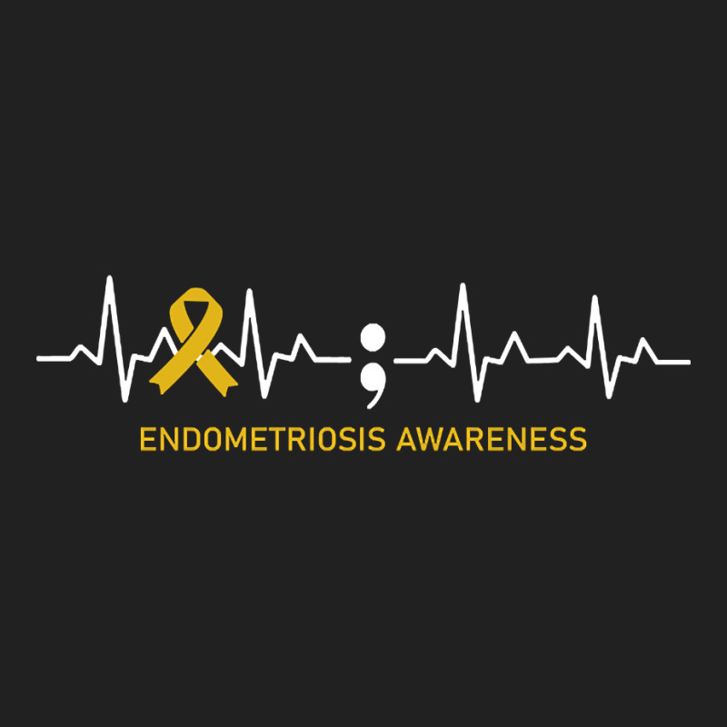 Endometriosis Awareness Heartbeat - In This Family We Fight Together-f Basic Youth T-shirt by declangreenwood | Artistshot