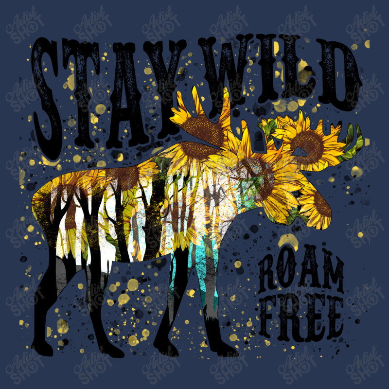 Stay Wild Roam Free Men Denim Jacket by DonieRan | Artistshot