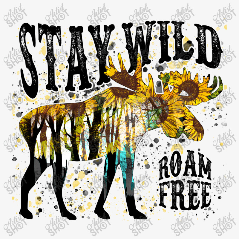 Stay Wild Roam Free Champion Hoodie by DonieRan | Artistshot