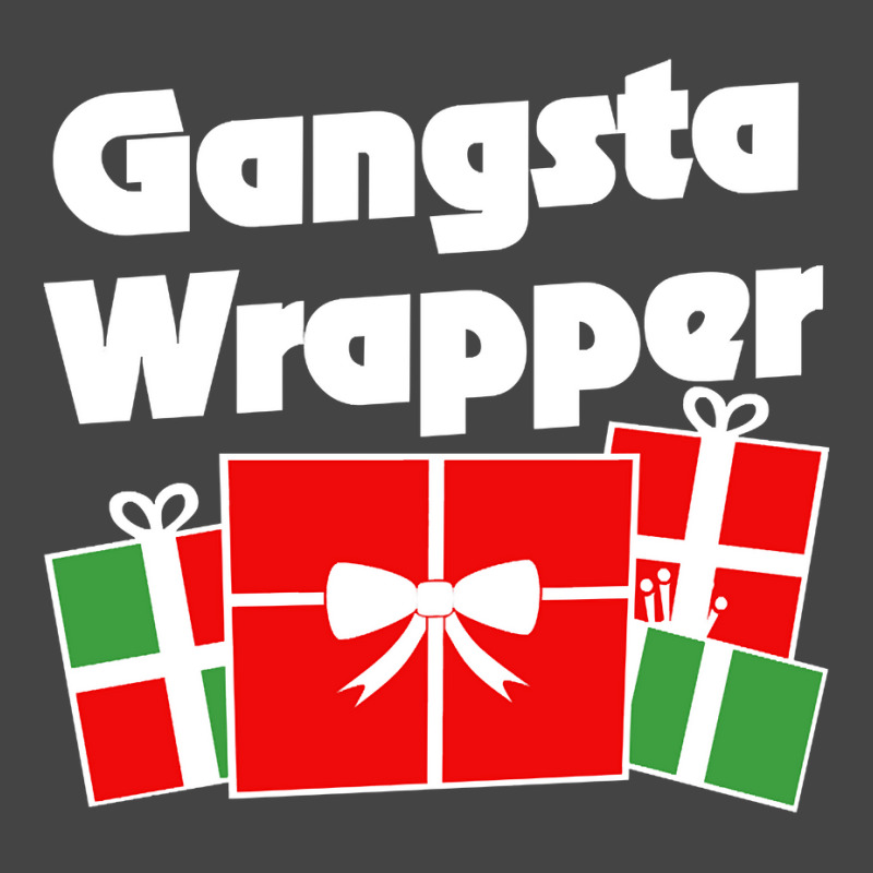 Gangsta Wrapper Christmas Humor Basic T-shirt by poppyallen | Artistshot