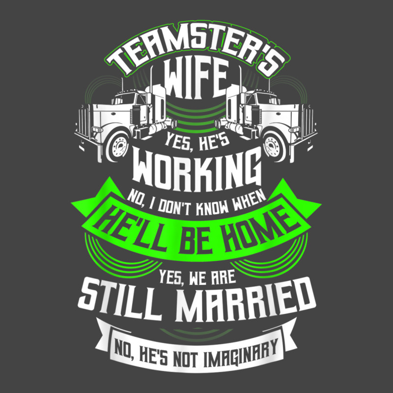 Teamster's Wife T Shirt, Truck Driver Husband T Shirt Basic T-shirt by ESTAULS | Artistshot