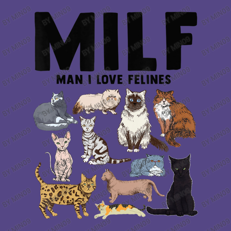 Milf Man I Love Felines Cat Vintage Basic T-shirt | Artistshot