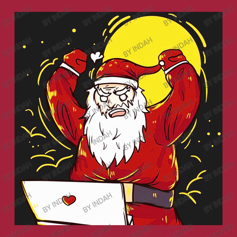 Angry Busy Santa Claus Basic T-shirt | Artistshot