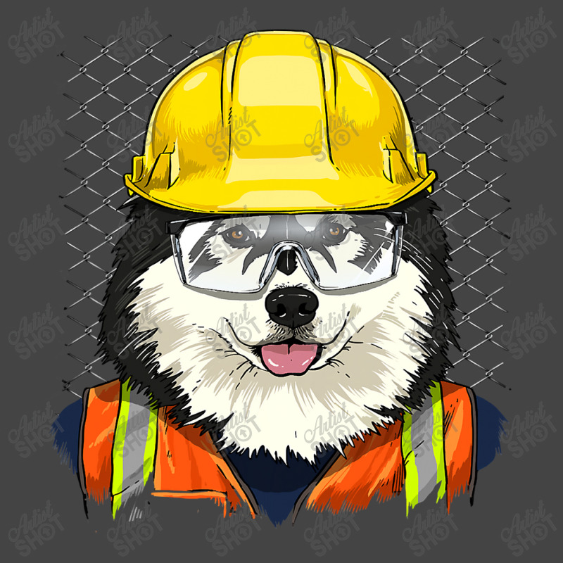 Alaskan Malamute Construction Worker Alaskan Malamute Dog 234 Basic T-shirt | Artistshot