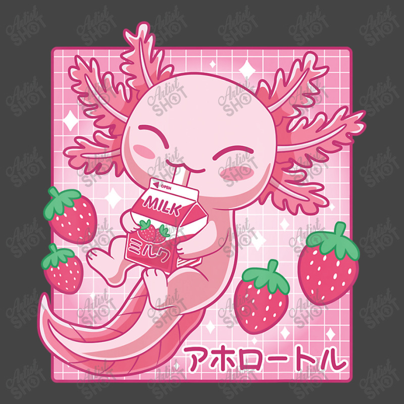 Japanese Strawberry Milk Shake Anime Pink Kawaii Aesthetic Axolotl Mat Basic T-shirt by Min05 | Artistshot