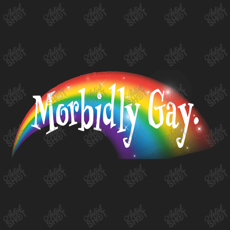 Morbidly Gay Basic T-shirt by laurynvanhoose | Artistshot