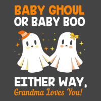 Baby Shower Grandma Halloween Gender Reveal Booy Or Ghoul Basic T-shirt | Artistshot