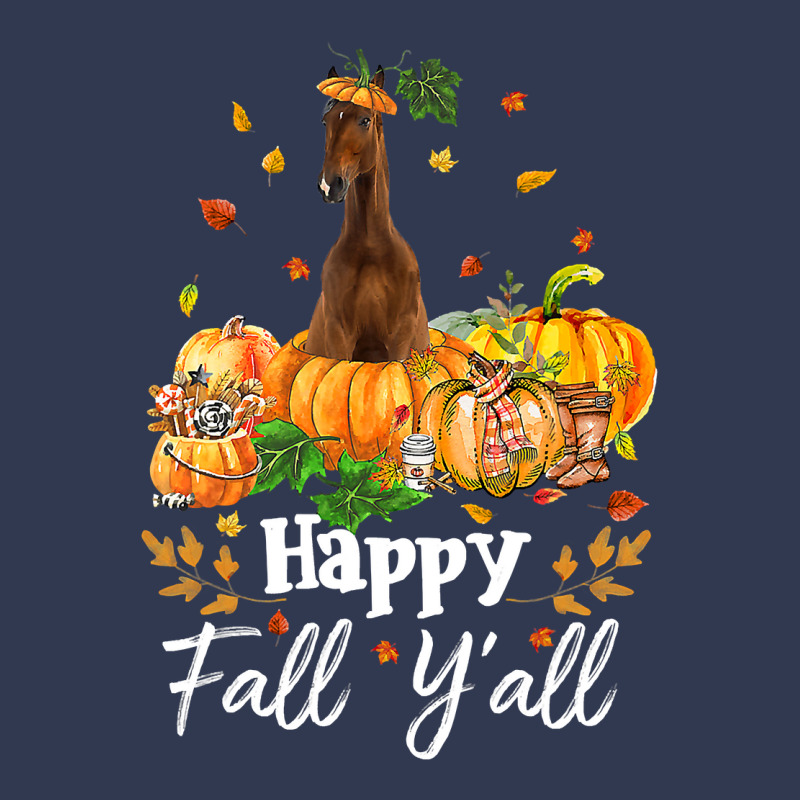 Happy Fall Y All Horse Thanksgiving Horse Lover Halloween Basic T-shirt | Artistshot