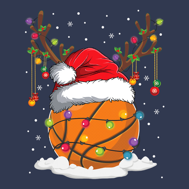 Christmas Basketball Reindeer Funny Santa Hat Xmas Kids Basic T-shirt by Aliceartist | Artistshot