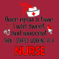 Womens Started Working As A Nurse  Nurse T Shirt Basic T-shirt | Artistshot