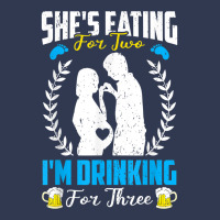 First Time Dad  She's Eating For Two I'm Drinking For Three T Shirt Basic T-shirt | Artistshot