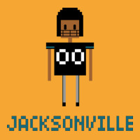 Retro Jacksonville Fan 8 Bit Variation Basic T-shirt | Artistshot