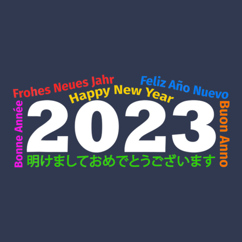 Happy New Year 2023 In Multi Languages Colorful Design Basic Youth T-shirt | Artistshot