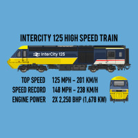 Intercity 125 High Speed Train British Rail Color Infographic Diagram Basic Youth T-shirt | Artistshot