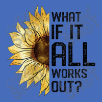 Womens What If It All Works Out Sunflower V-neck Basic Youth T-shirt | Artistshot