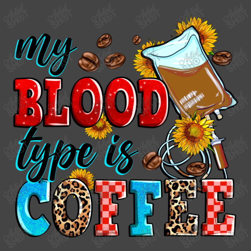 My Blood Type Is Coffee Basic Youth T-shirt by Zillion Design Studio | Artistshot