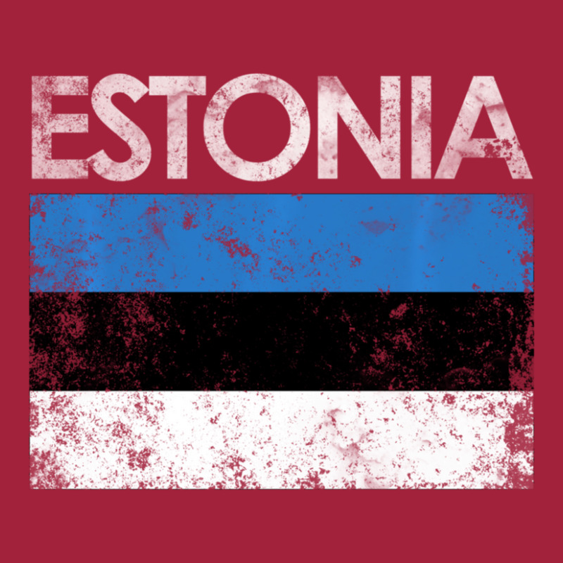 Vintage Estonia Estonian Flag Pride Gift Basic T-shirt | Artistshot