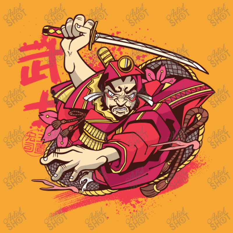 Vibrant Japanese Samurai Warrior Anime Basic T-shirt by EdieTiffany | Artistshot