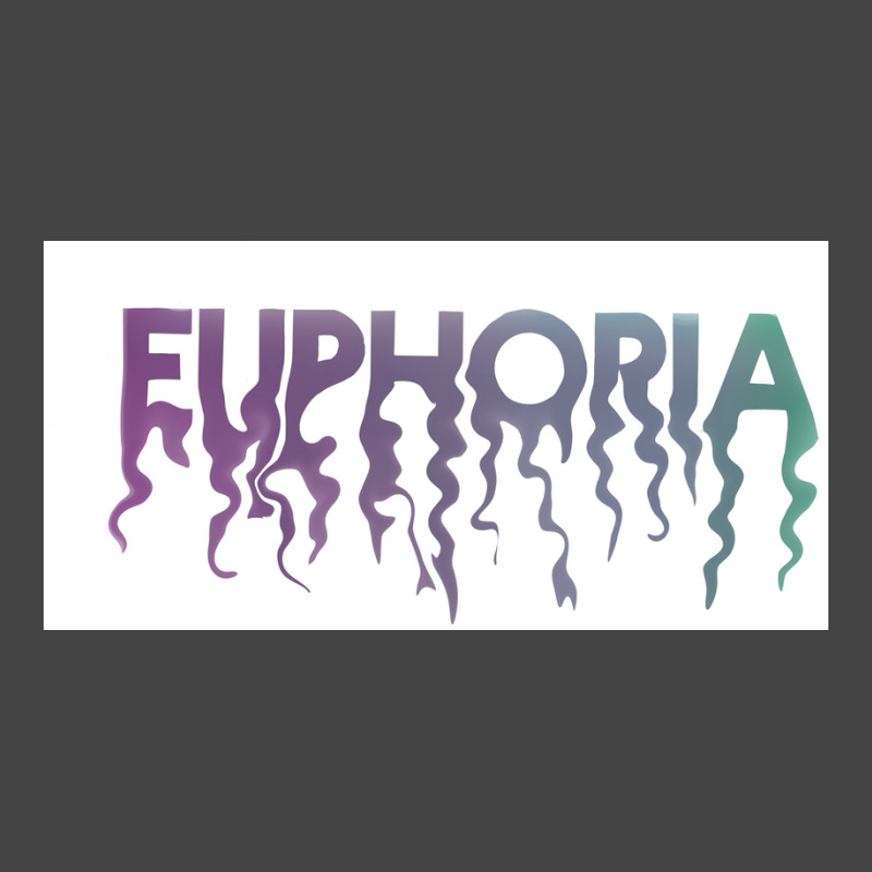 Euphoria Melting Title Gradient Poster Blue Basic T-shirt | Artistshot